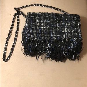 Zara tweed crossbody bag